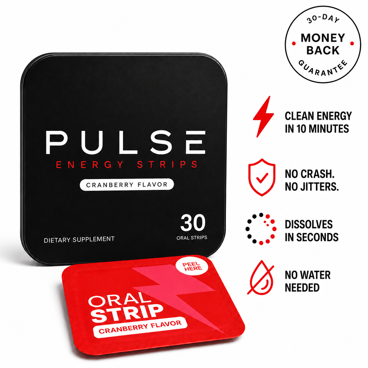 Pulse | Fast-Acting Energy Strips
